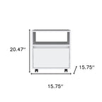 Three Piece White Bedroom Set