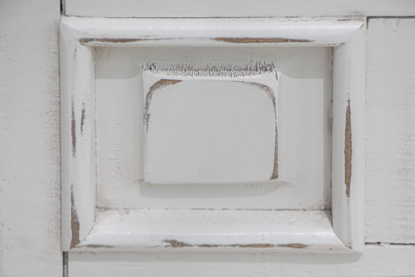 32" White Solid Wood Three Drawer Nightstand