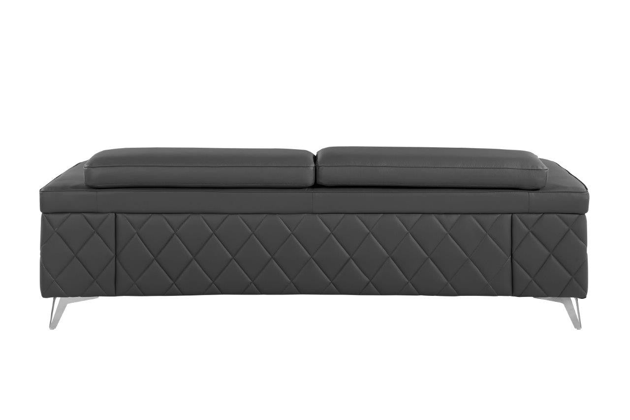 Two Piece Gray Four Person Seating Set