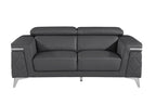 Two Piece Gray Four Person Seating Set