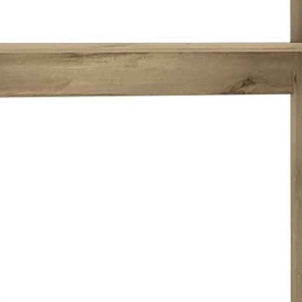 39" Oak Wood Writing Desk