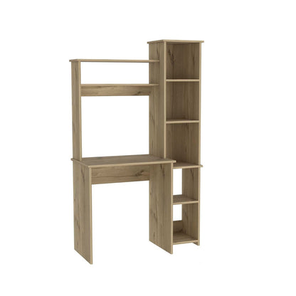 39" Oak Wood Writing Desk