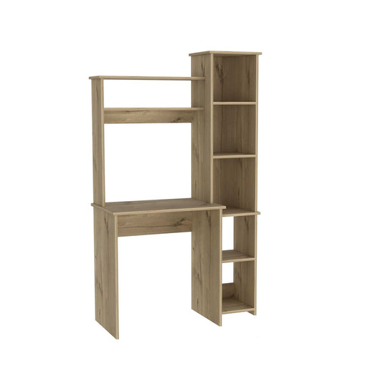 39" Oak Wood Writing Desk