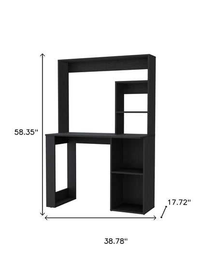 39" Black Computer Desk