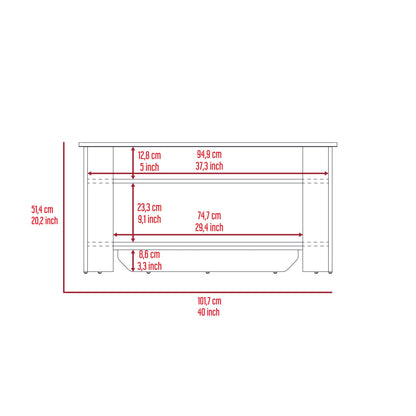 40" Dark Brown Storage Bench with Flip Top
