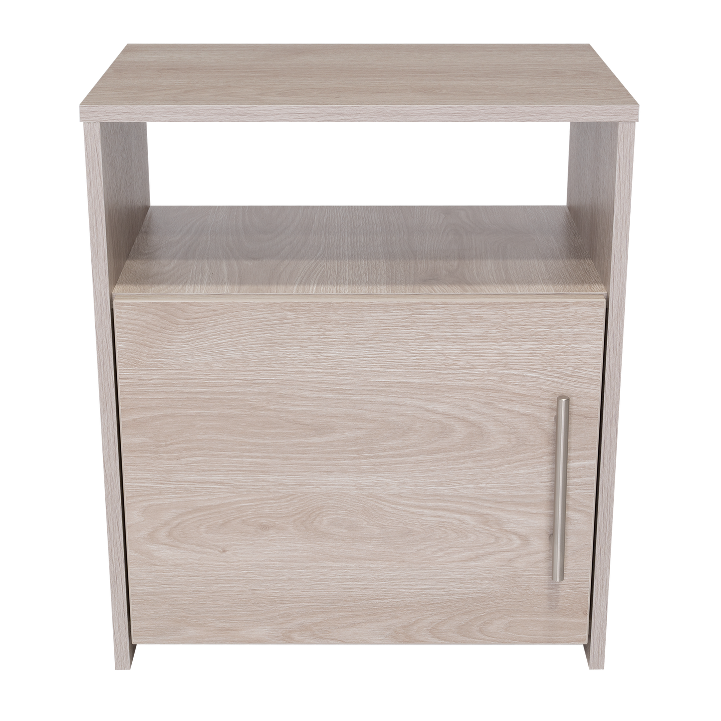 23" Gray Wood Nightstand