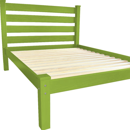 Lime Green Solid Wood Twin Bed Frame