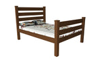 Brown Solid Wood Full Bed Frame