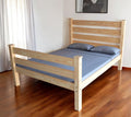Natural Solid Wood Queen Bed Frame