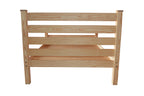 Natural Solid Wood Queen Bed Frame