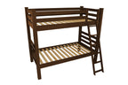 Red Twin Over Twin Solid Wood Bunk Bed