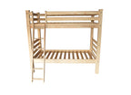 Natural Twin Over Twin Solid Wood Bunk Bed
