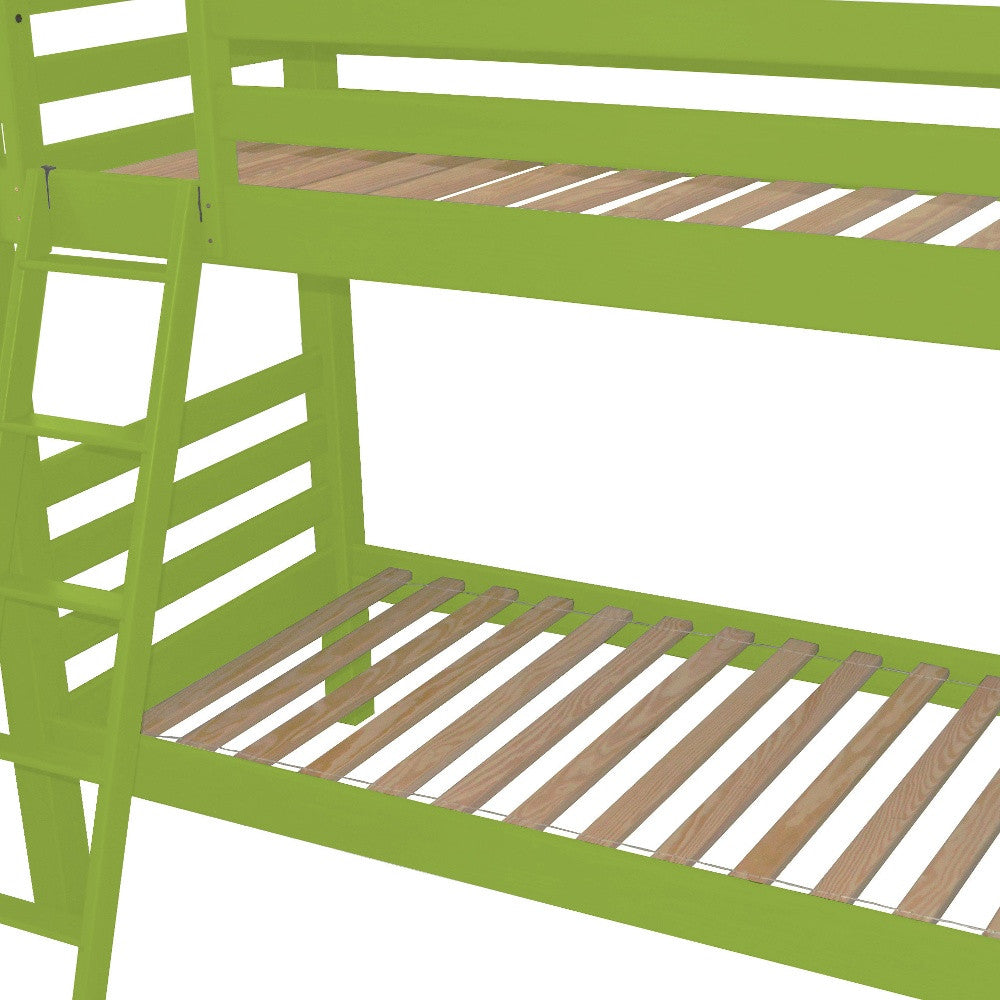 Green Queen Traditional Solid Wood Bunk Bed