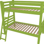 Green Queen Traditional Solid Wood Bunk Bed