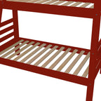 Red Queen Traditional Solid Wood Bunk Bed
