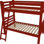 Red Queen Traditional Solid Wood Bunk Bed