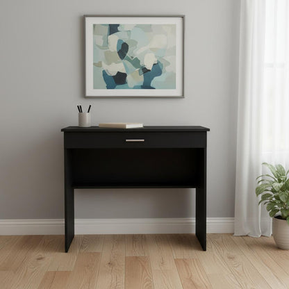 32" Black Wood Computer Desk