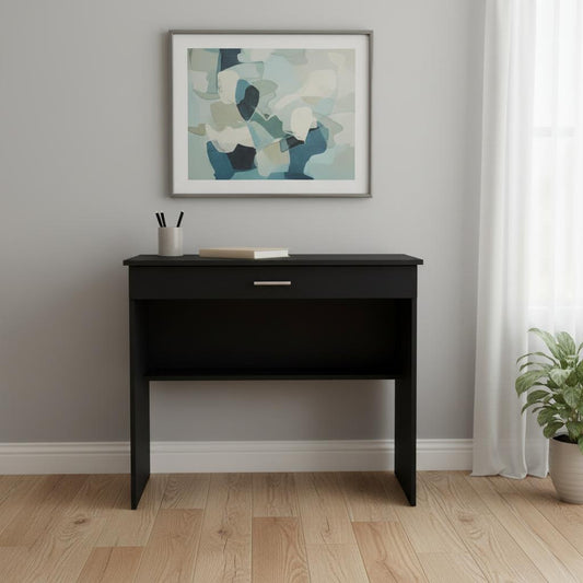32" Black Wood Computer Desk
