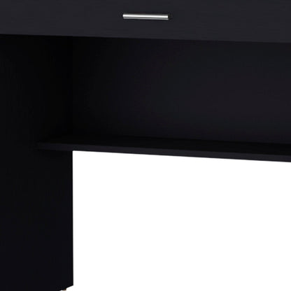 32" Black Wood Computer Desk
