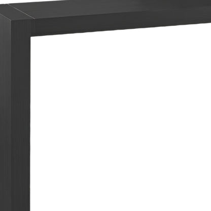 60" Espresso Wood Rectangular Bar Table
