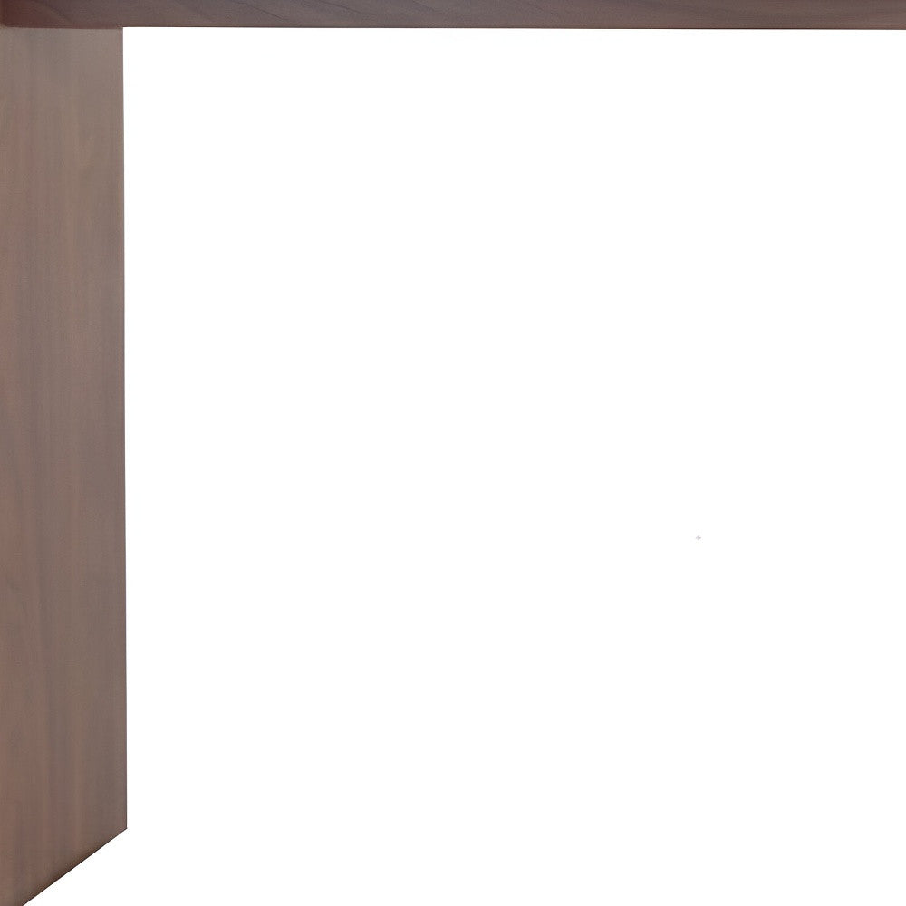 60" Brown Wood Rectangular Bar Table