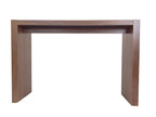 60" Brown Wood Rectangular Bar Table