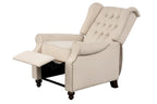 31" Beige Microfiber Manual Club Recliner
