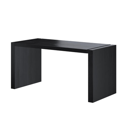 62" Espresso Wood U Shape Computer Desk