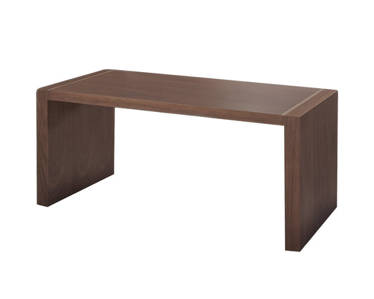 62" Brown Wood Computer Desk