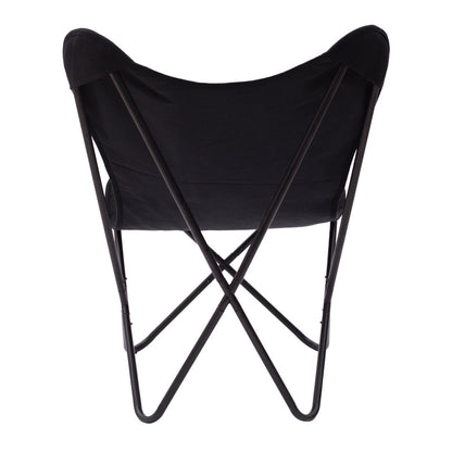 26" Black Tropical Butterfly Chair