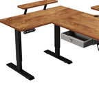 45" Adjustable White Standing Desk