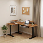 45" Adjustable White Standing Desk