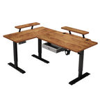 45" Adjustable White Standing Desk