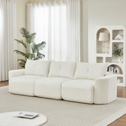 Chenille Sofa for Living Room - 109" Large Modern 3-Seater
