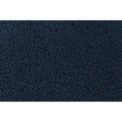 Navy Blue And Upholstered Lighted Queen Bed Frame with USB