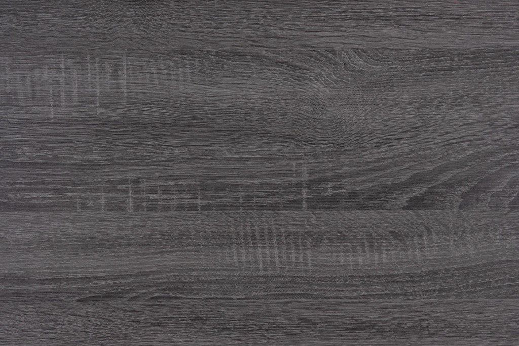 Gray and Black Wood King Bed Frame