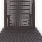 75" Brown Heavy Duty Plastic Outdoor Stacking Chaise Lounge