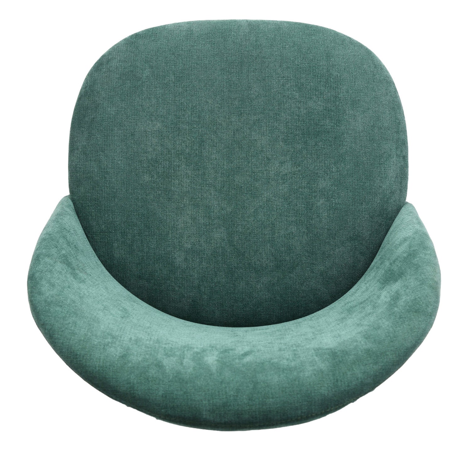 Set of Two Green and Black Upholstered Fabric Dining Side Chairs