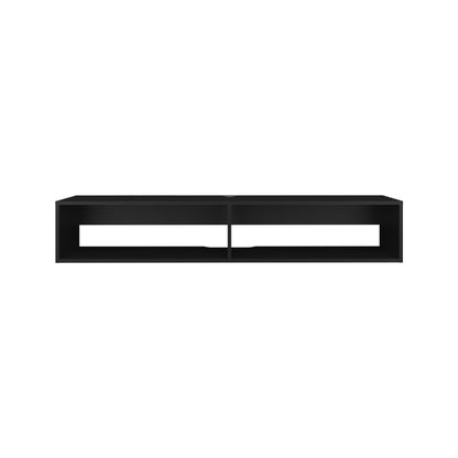 59" Black Floating Mount TV Stand