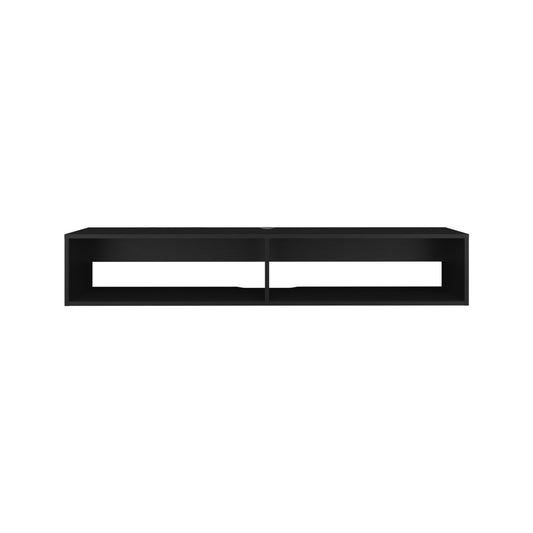 59" Black Floating Mount TV Stand