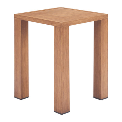 22" Natural Aluminum End Table
