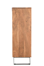 36" Natural Live Edge Solid Wood Five Drawer Dresser