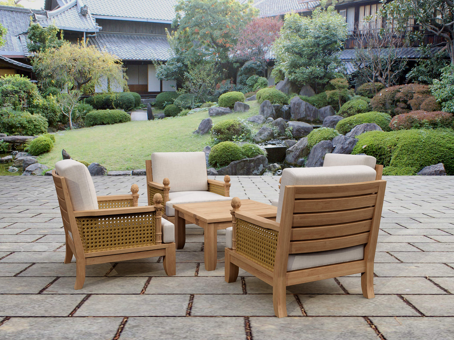 SET-55 LUXE MODULAR DEEP SEATING SET