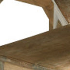 Seven Piece Natural Round Solid Wood Dining Set with Six Chairs