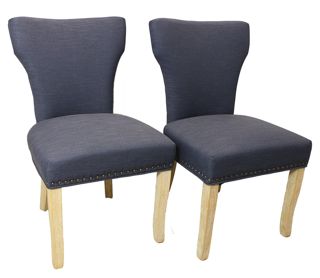 Five Piece Natural Round Solid Wood Dining Set with Four Chairs