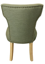 Five Piece Natural Round Solid Wood Dining Set with Four Chairs