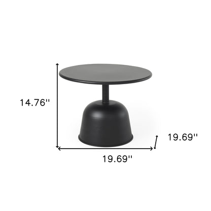 20" Black Iron and Metal