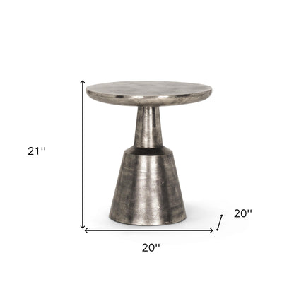 20" Silver Iron and Metal