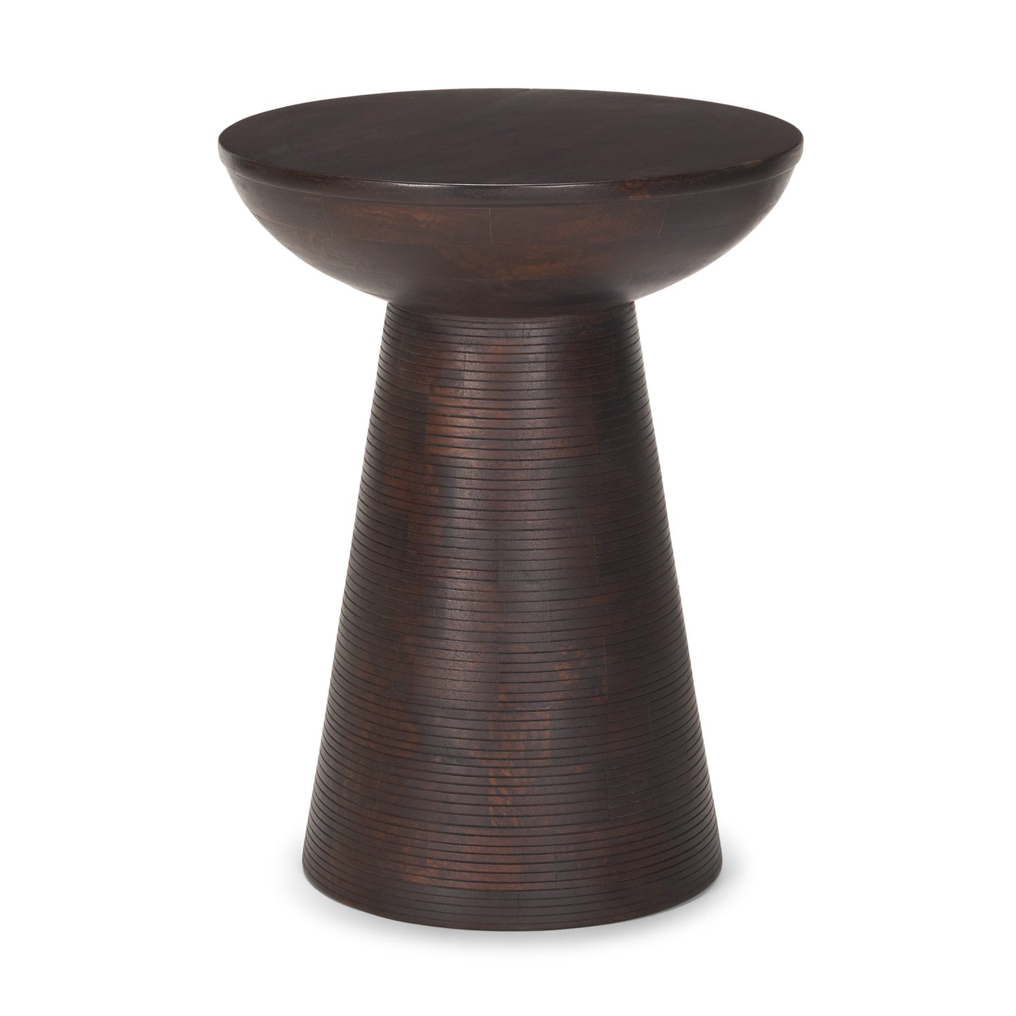 16" Redwood and Brown Solid Wood and Wood