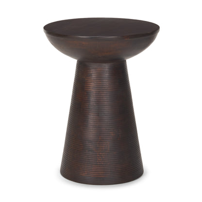 16" Redwood and Brown Solid Wood and Wood